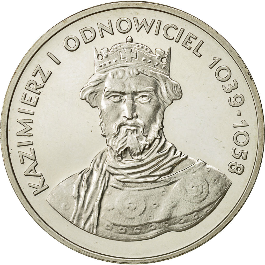 Moneda, Polonia, 200 Zlotych, 1980, Warsaw, FDC, Plata, KM:118