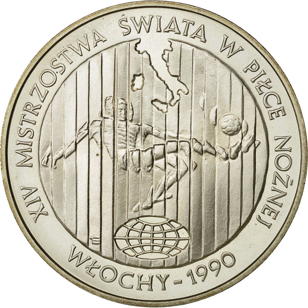 Coin, Poland, 20000 Zlotych, 1989, Warsaw, MS(65-70), Silver, KM:224