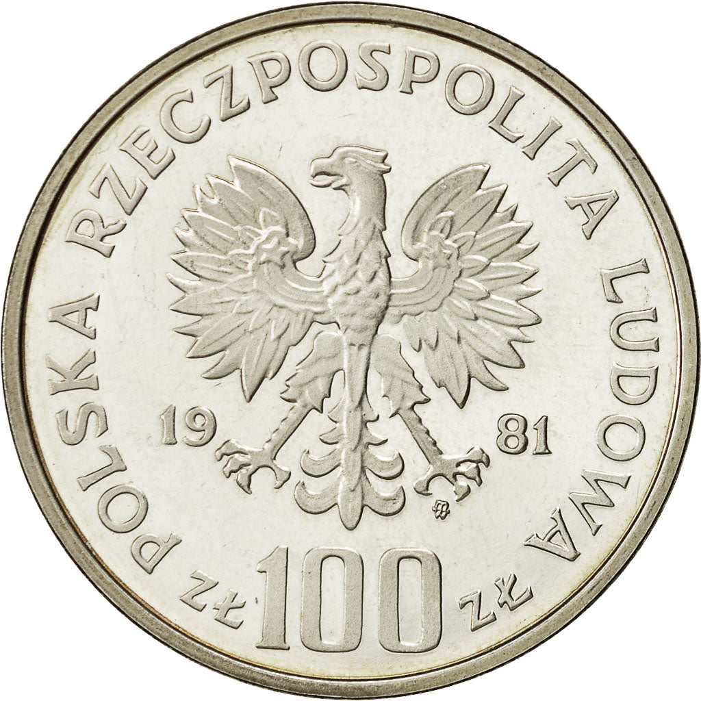 Monnaie, Pologne, 100 Zlotych, 1981, Warsaw, FDC, Argent, KM:126