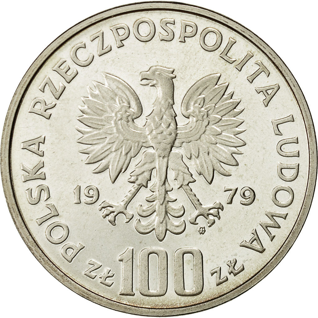 Moneta, Polska, 100 Zlotych, 1979, Warsaw, MS(65-70), Srebro, KM:Pr361