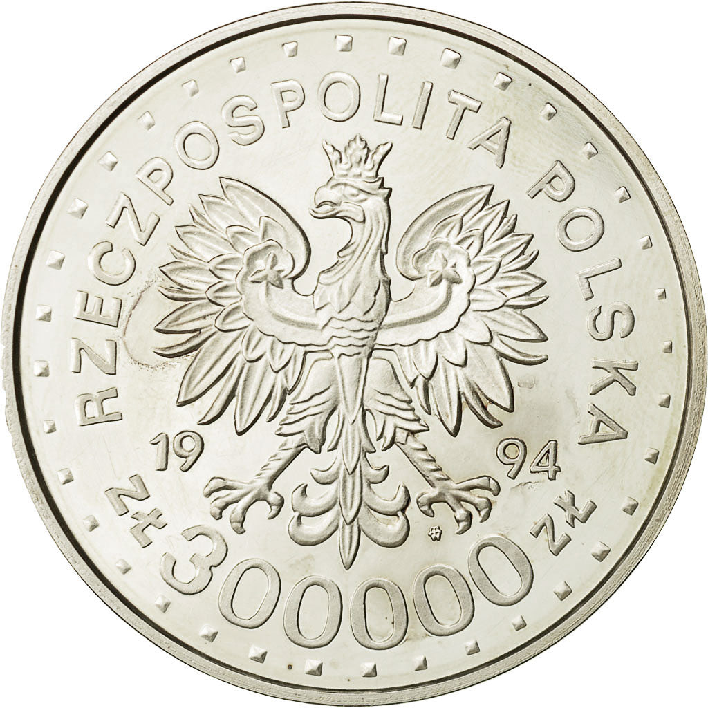 Monnaie, Pologne, 300000 Zlotych, 1994, Warsaw, FDC, Argent, KM:263