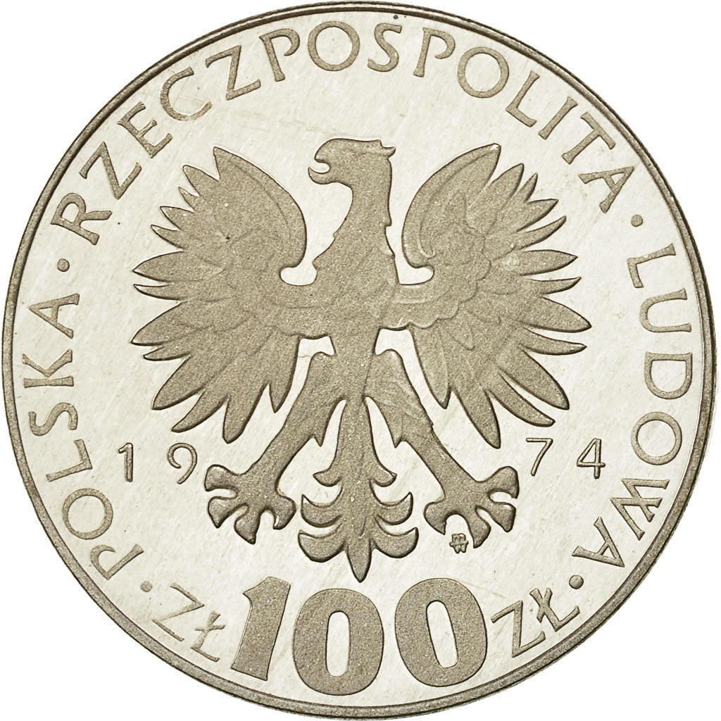 Monnaie, Pologne, 100 Zlotych, 1974, Warsaw, FDC, Argent, KM:71