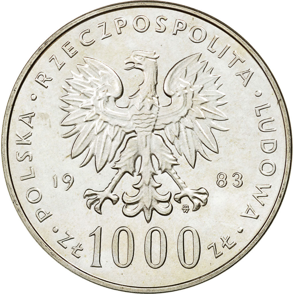 Monnaie, Pologne, 1000 Zlotych, 1983, Warsaw, FDC, Argent, KM:144