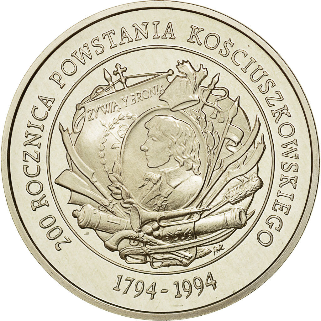 Coin, Poland, 200000 Zlotych, 1994, Warsaw, MS(65-70), Silver, KM:275