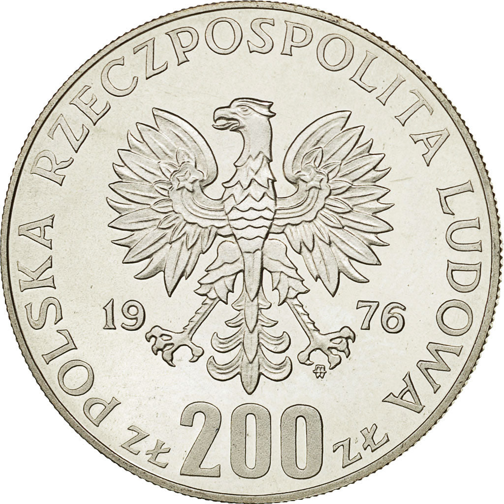 Monnaie, Pologne, 200 Zlotych, 1976, Warsaw, FDC, Argent, KM:Pr287