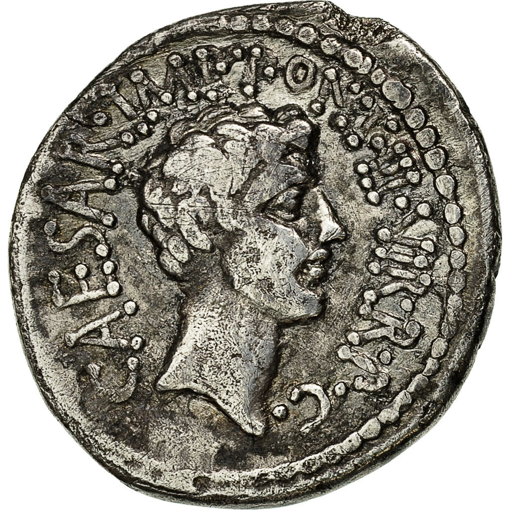 Coin, Marcus Antonius, Denarius, Ephesos, Rare, VF(30-35), Silver