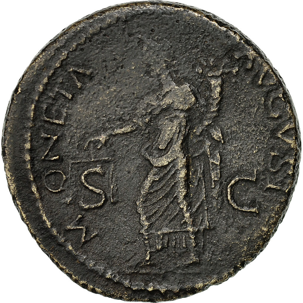 Moneda, Domitian, As, Roma, Very rare, MBC, Cobre, RIC:manque