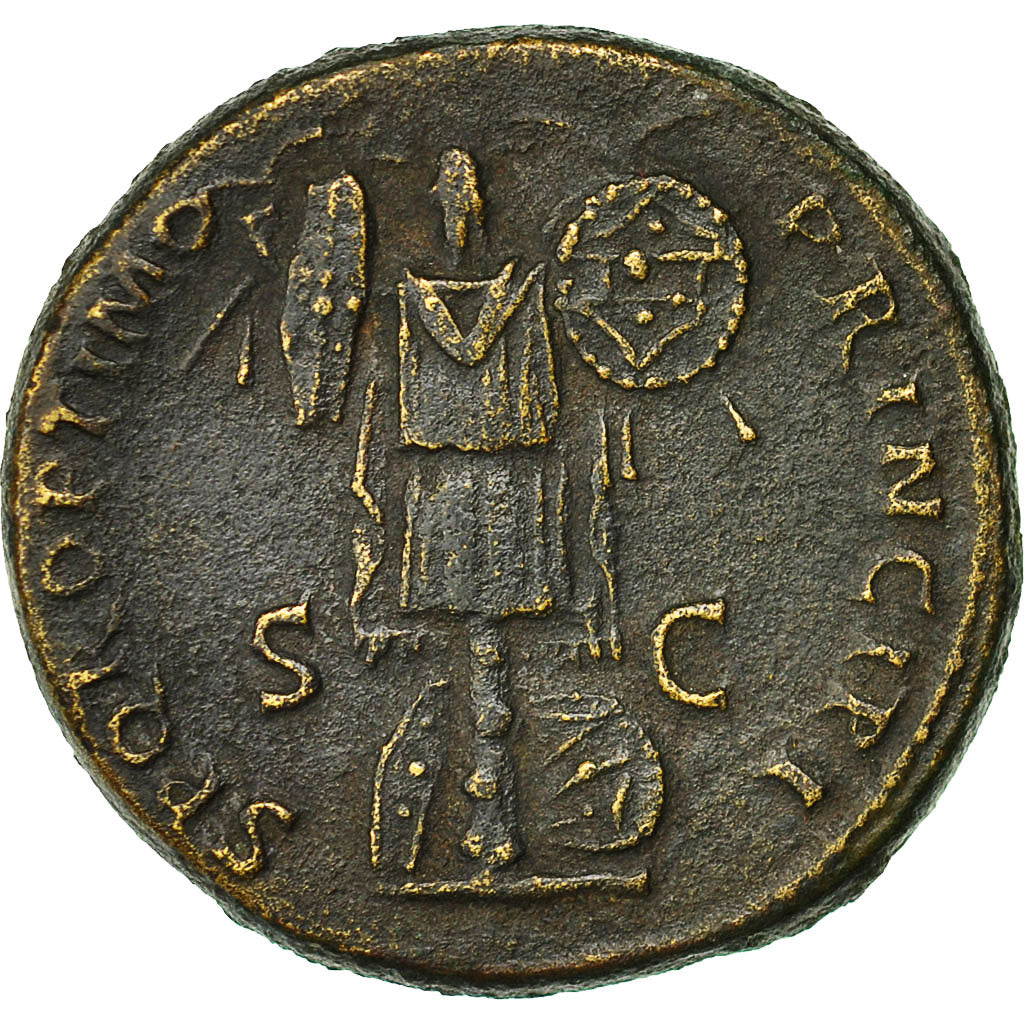 Moneta, Trajan, As, Roma, SPL-, Rame, RIC:285