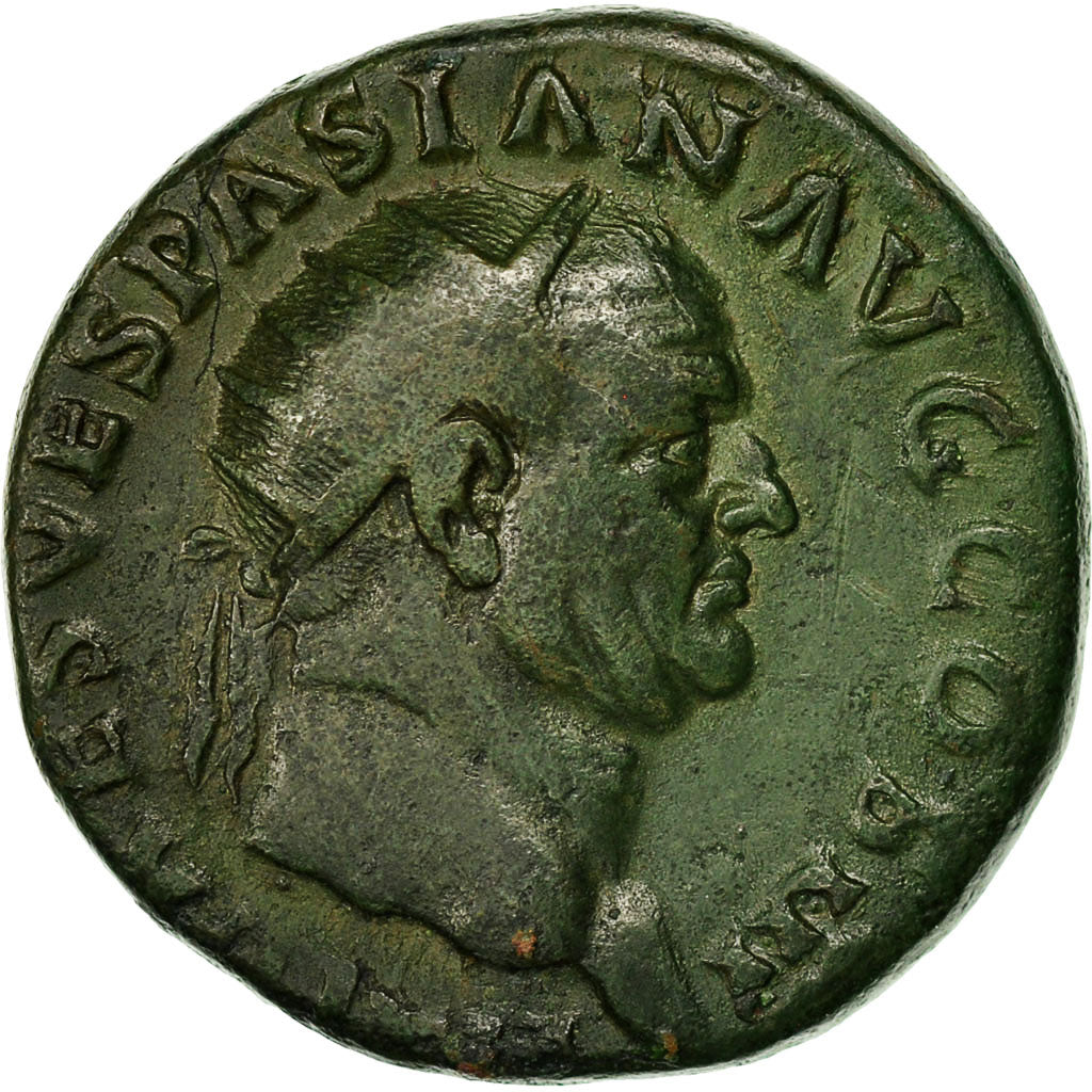 Moneda, Vespasian, As, Roma, Rare, MBC, Cobre, RIC:472