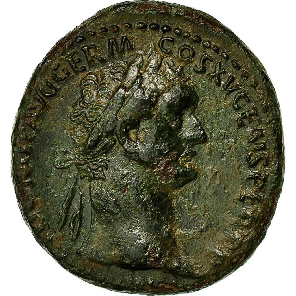 Moneta, Domitian, As, Roma, BB, Rame, RIC:550
