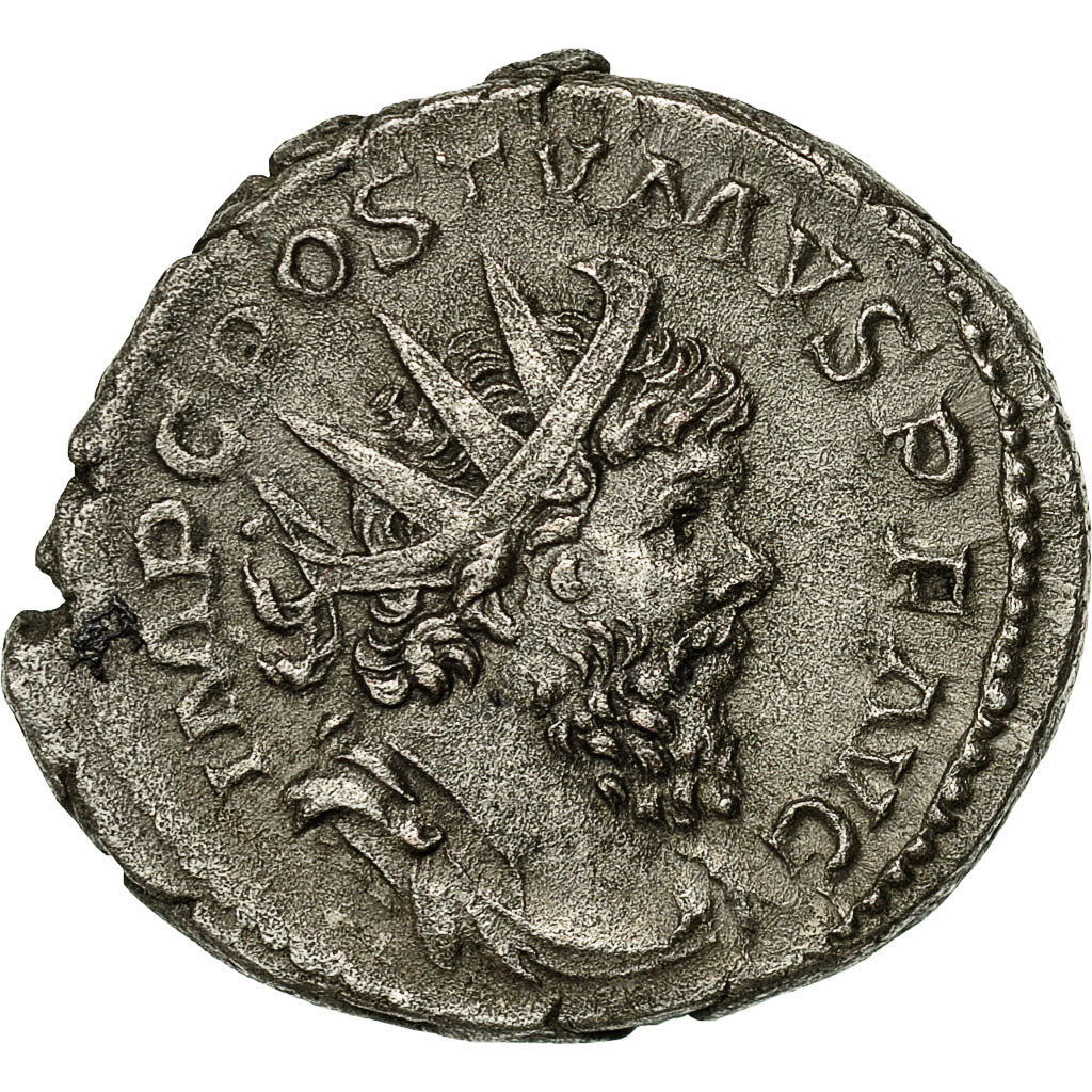 Monnaie, Postume, Antoninien, 260-269, Trèves ou Cologne, Très rare, TTB+