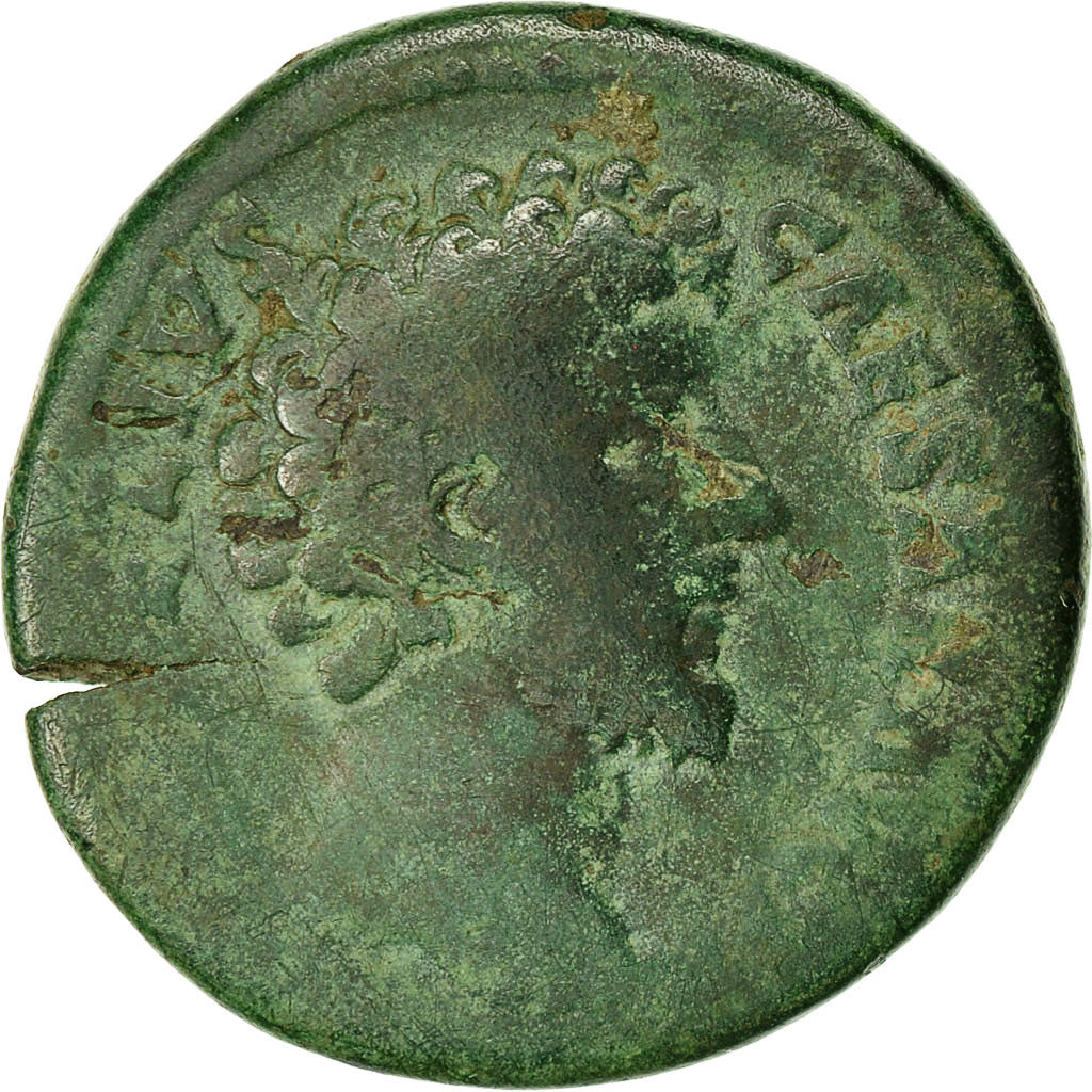 Monnaie, Marc Aurèle, As, 159-160, Roma, TB, Bronze, RIC:1352B