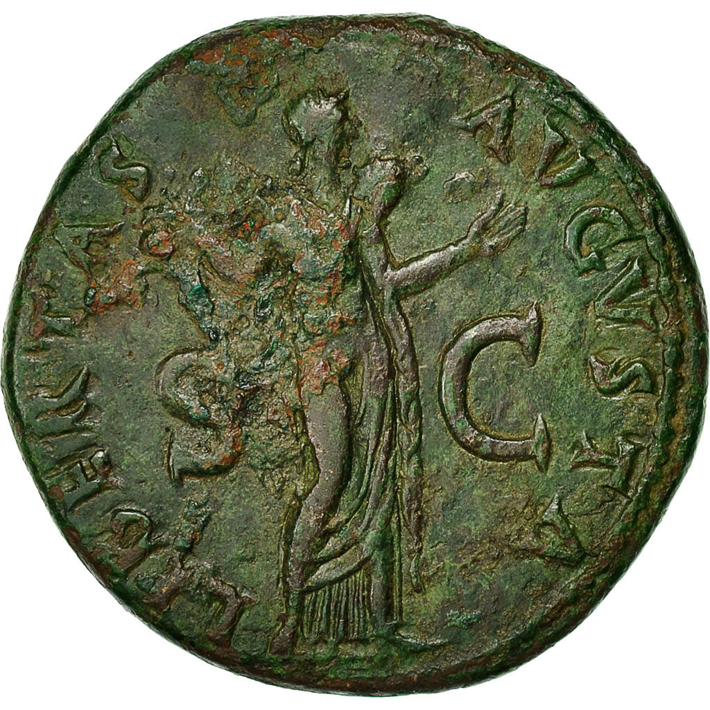 Moneta, Claudius, As, 41-45, Rome, Rare, BB+, Bronzo, RIC:128