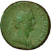 Moneta, Domitian, As, Roma, VF(30-35), Miedź, RIC:301 a