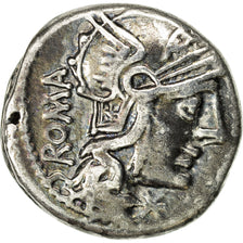 Moneta, Roma, Denarius, Rome, Rare, BB+, Argento