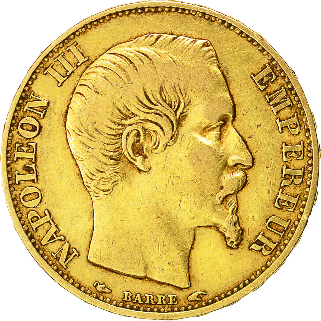 Monnaie, France, Napoleon III, Napoléon III, 20 Francs, 1854, Paris, TB+, Or