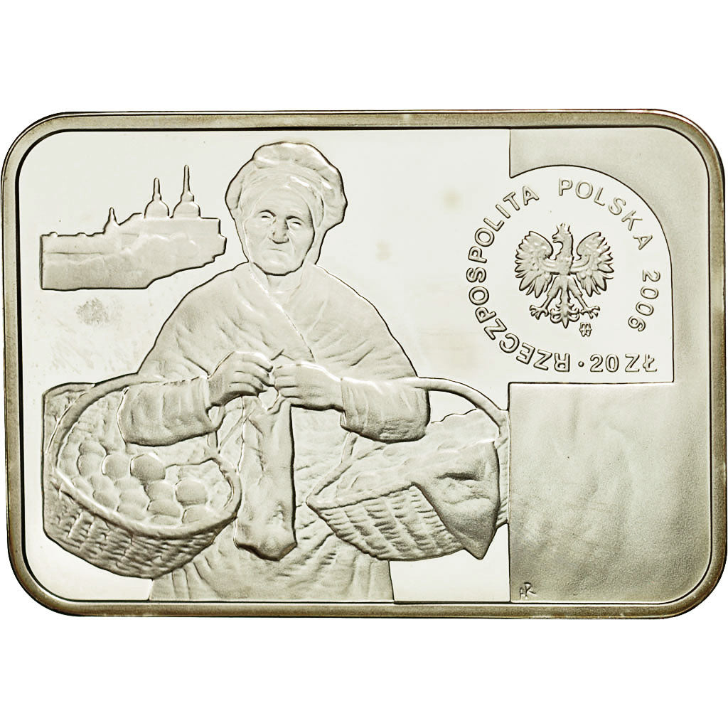 Moneta, Polonia, 20 Zlotych, 2006, Warsaw, FDC, Argento, KM:604