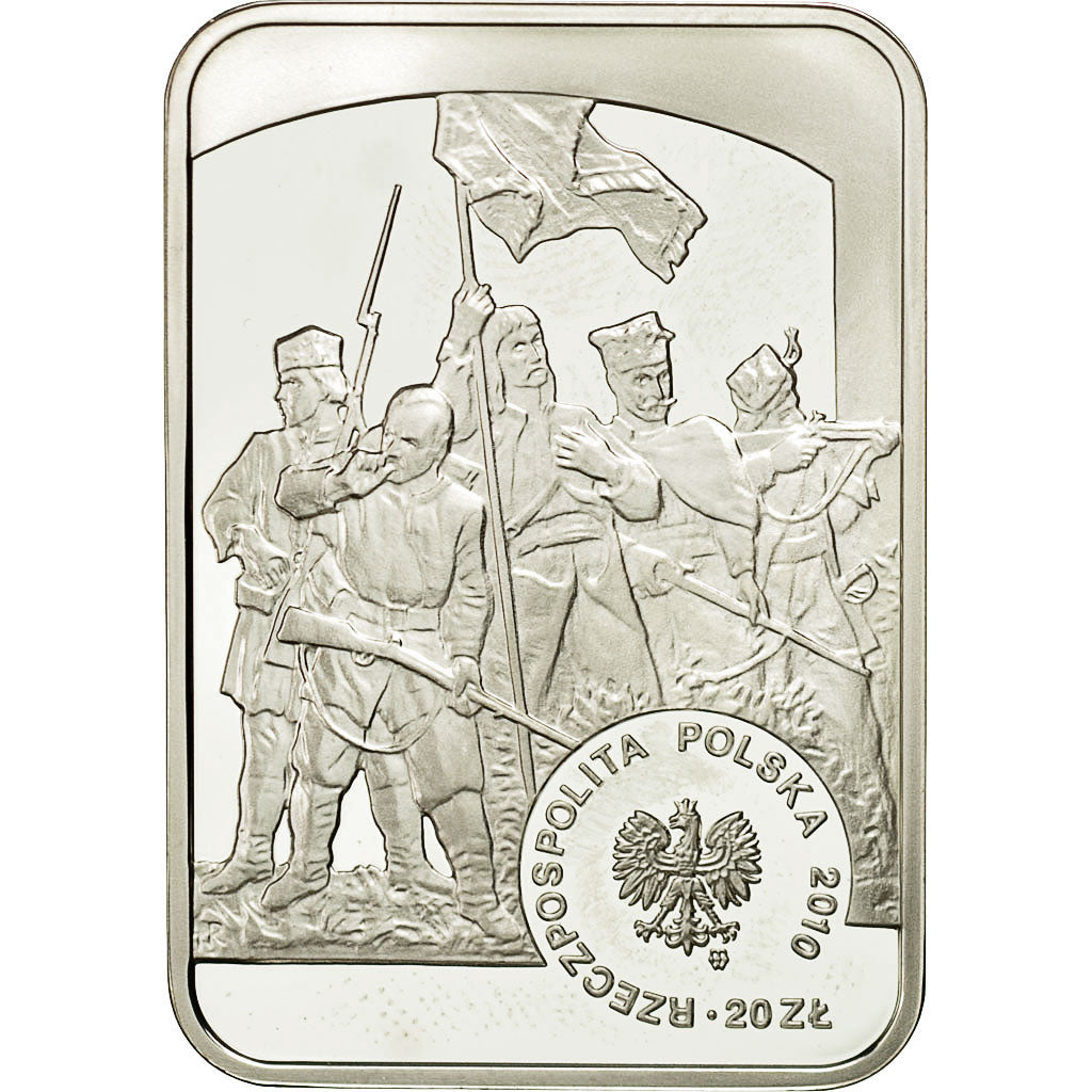 Coin, Poland, 20 Zlotych, 2010, Warsaw, MS(65-70), Silver, KM:747