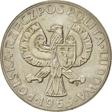 Monnaie, Pologne, 10 Zlotych, 1965, Warsaw, TTB+, Copper-nickel, KM:Pr133