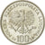 Moneda, Polonia, 100 Zlotych, 1980, Warsaw, SC, Plata, KM:109
