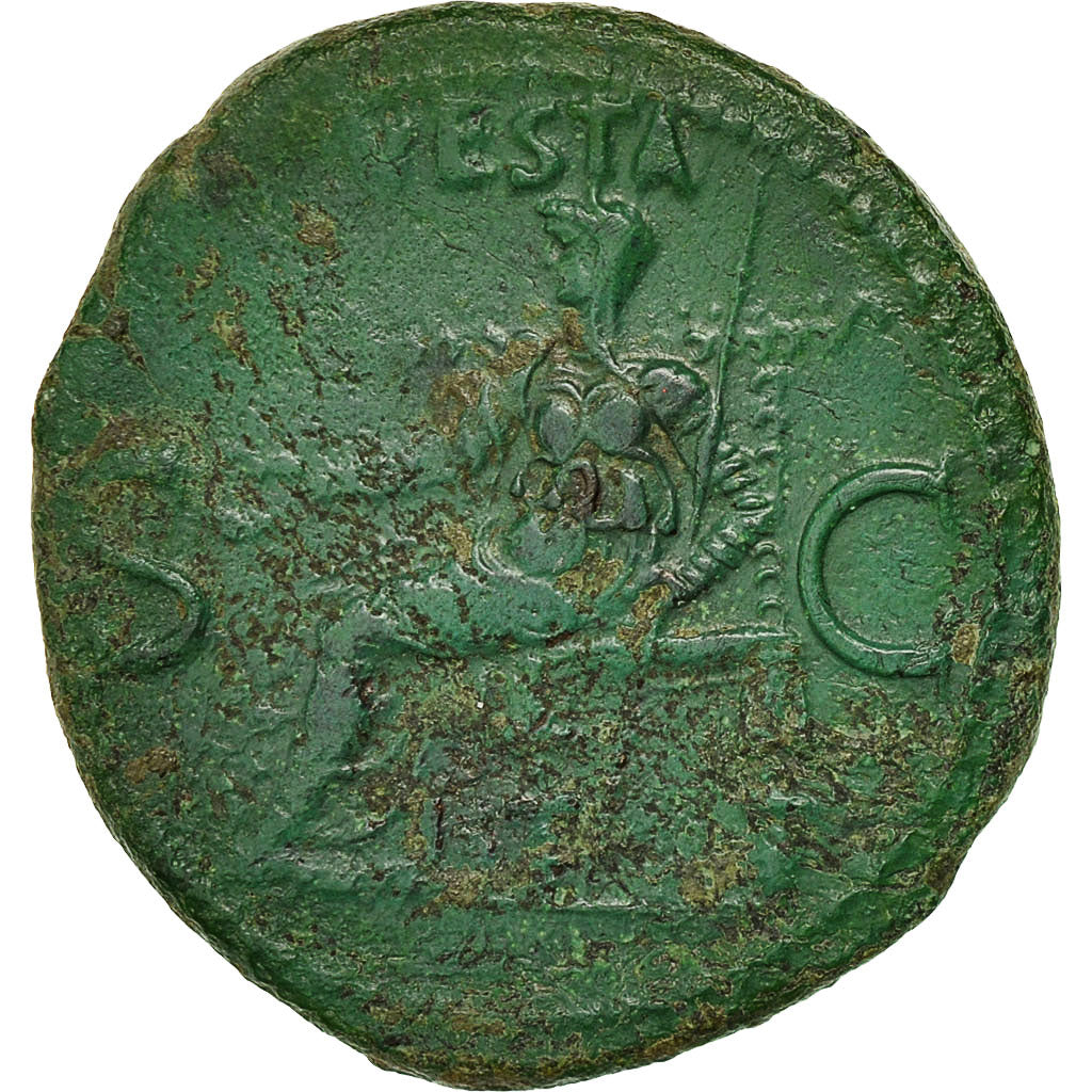 Coin, Germanicus, As, 37-38, Rome, VF(20-25), Bronze, RIC:38