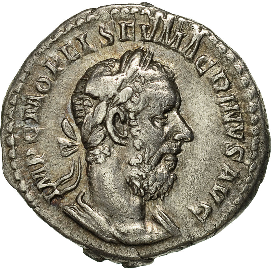 Moneta, Macrinus, Denarius, AD 217-218, Roma, Rare, SPL-, Argento, RIC:60b