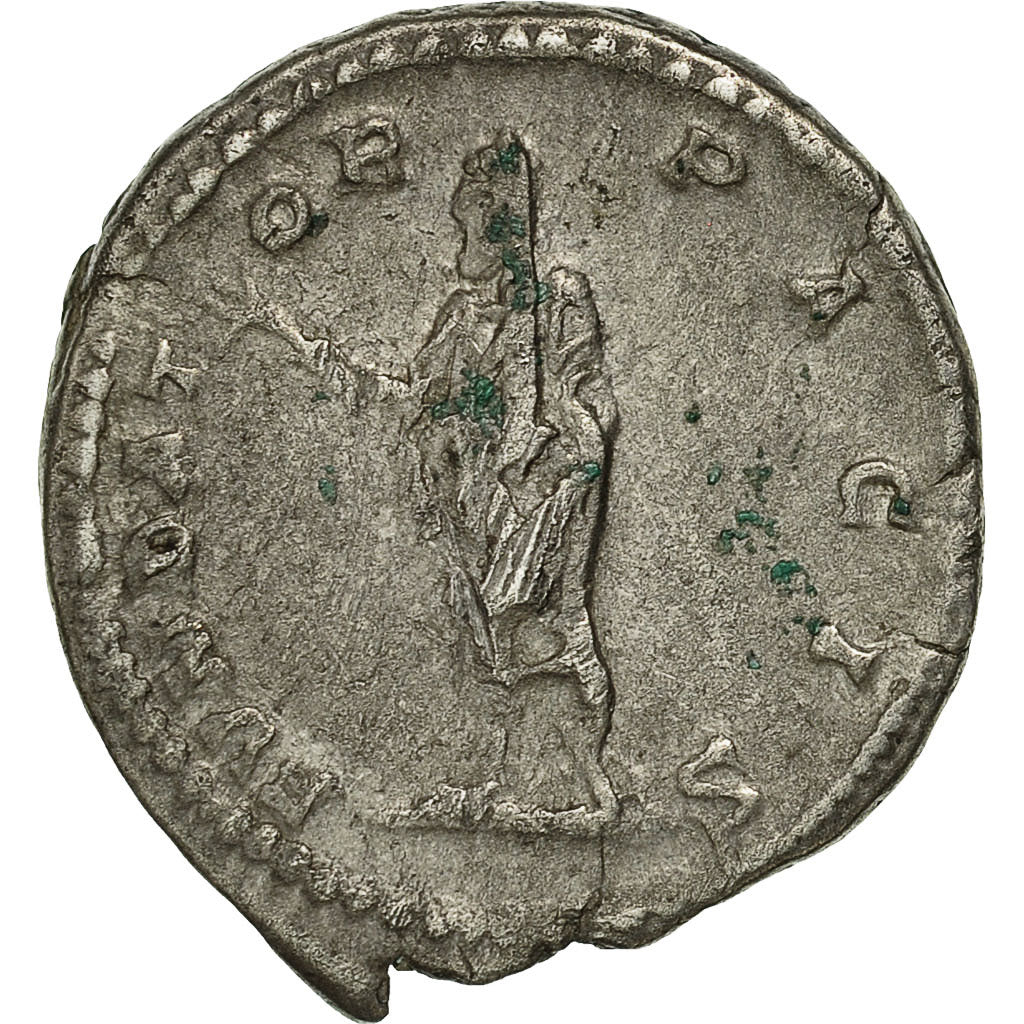 Münze, Septimius Severus, Denarius, AD 201, Roma, VZ+, Silber, RIC:265