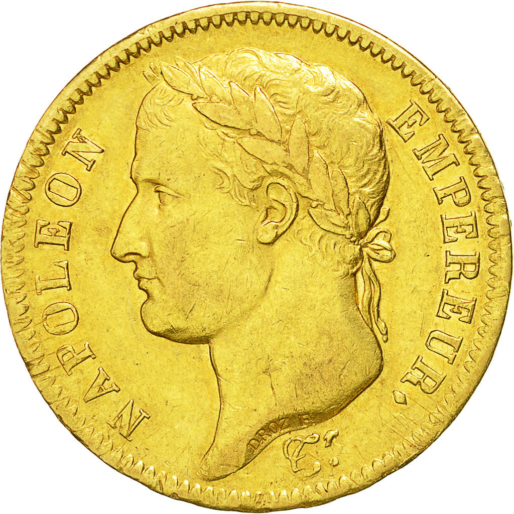 Monnaie, France, Napoléon I, 40 Francs, 1811, Paris, TTB+, Or, Gadoury:1084