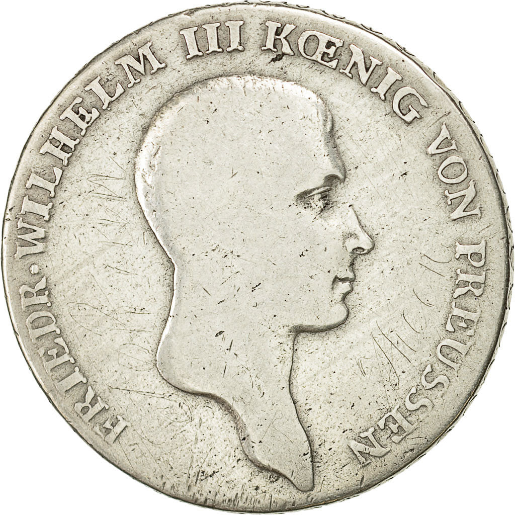 Moneta, Stati tedeschi, PRUSSIA, Friedrich Wilhelm III, Thaler, 1814, Berlin