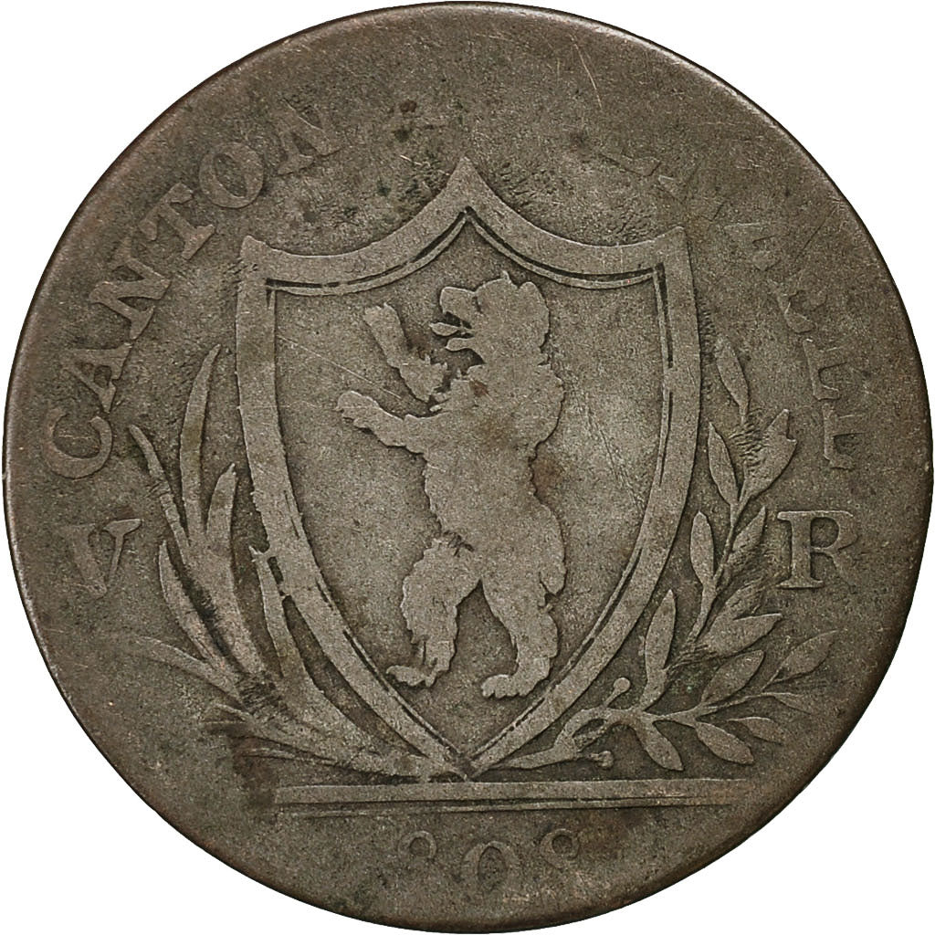 Münze, SWISS CANTONS, APPENZELL, Batzen, 1808, S, Billon, KM:6