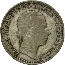 Coin, Austria, Franz Joseph I, 5 Kreuzer, 1859, VF(20-25), Silver, KM:2197