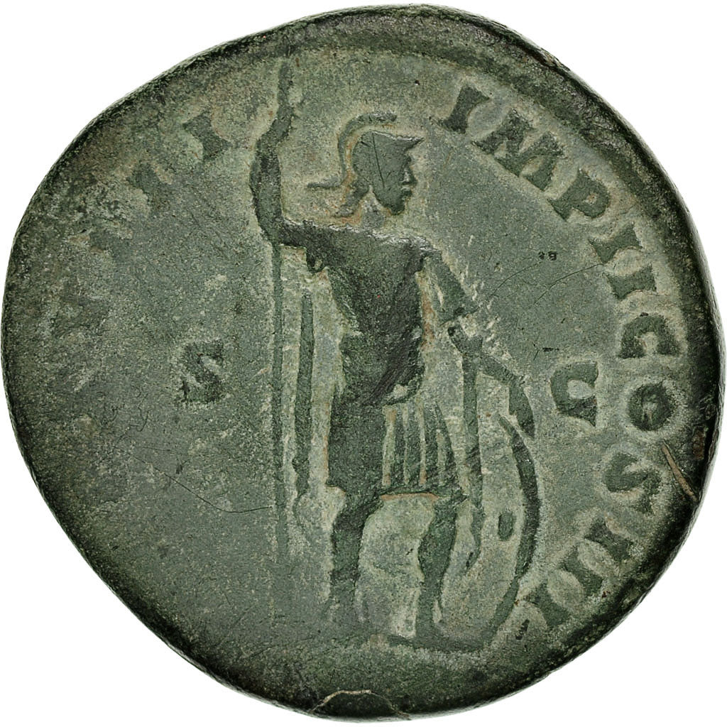 Münze, Marcus Aurelius, Sesterz, 163, Roma, S+, Kupfer, RIC:861
