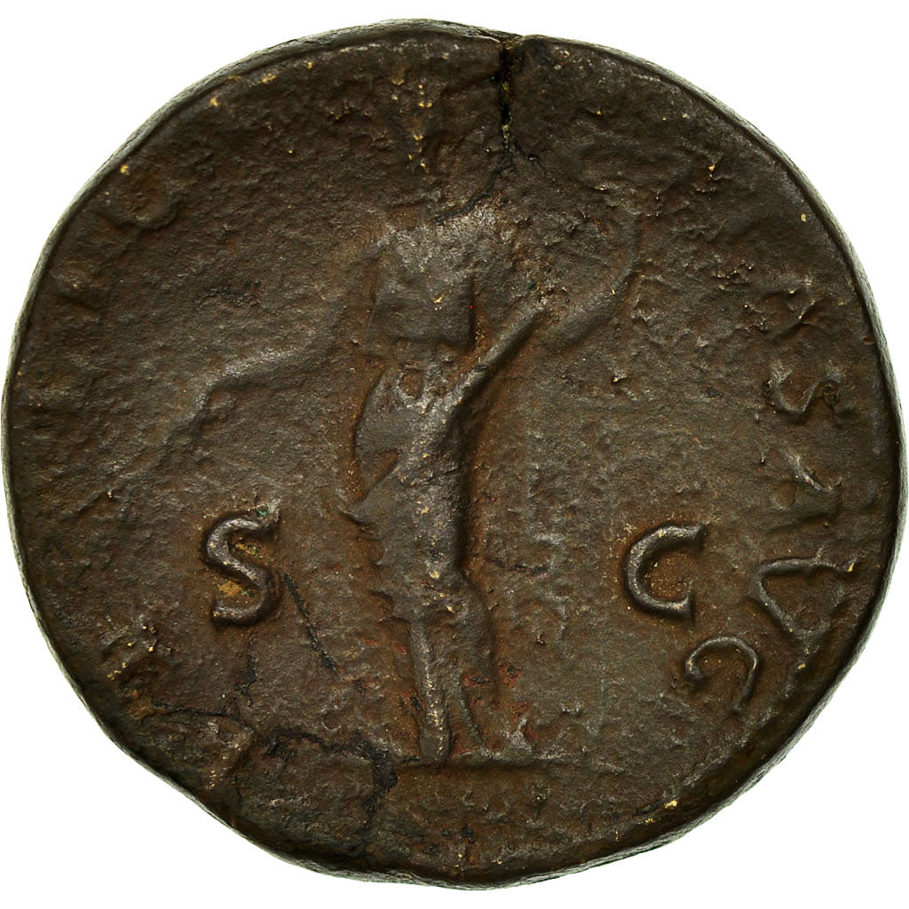 Coin, Hadrian, Sestertius, 133, Roma, VF(30-35), Copper, RIC:750