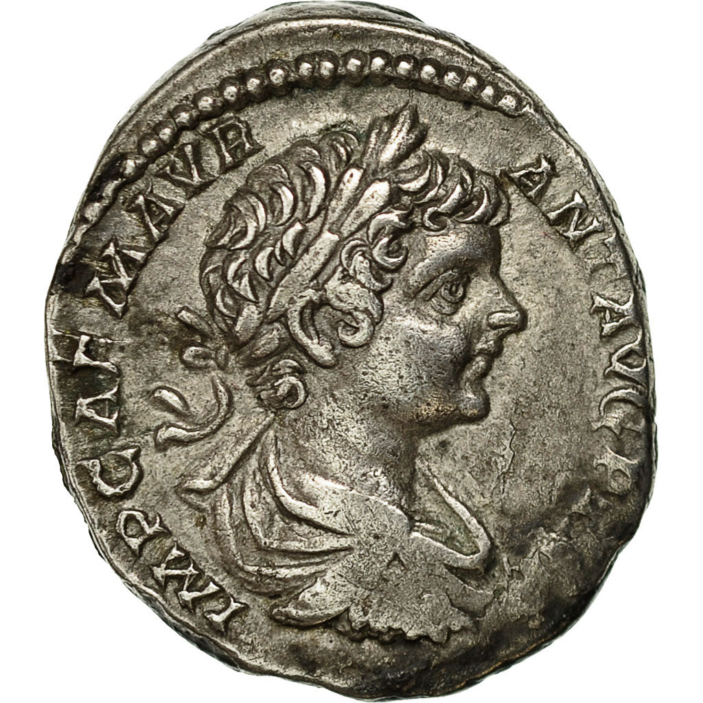 Moneta, Caracalla, Denarius, 198, Roma, BB, Argento, RIC:25A