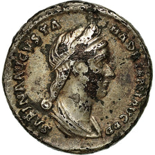 Moneda, Sabina, Denarius, 133, Roma, MBC, Copper Plated Silver, RIC:388