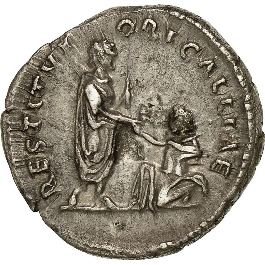 Moneta, Hadrian, Denarius, AD 134-138, Roma, Rare, SPL-, Argento, RIC:324