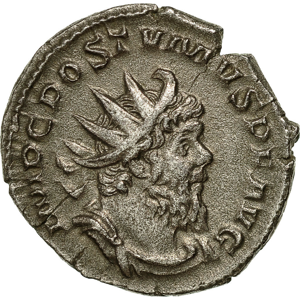 Coin, Postumus, Antoninianus, 268, Trier or Cologne, Rare, AU(55-58), Billon