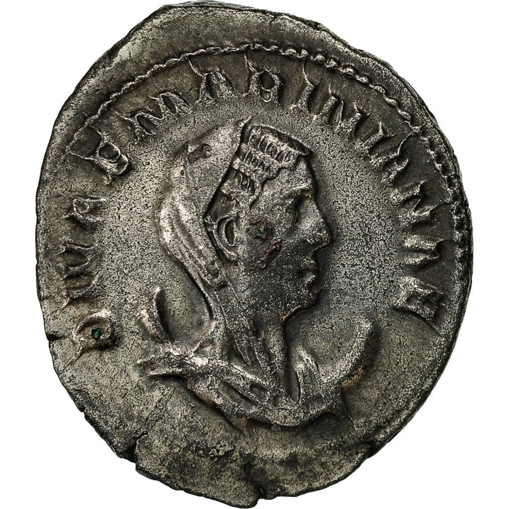Coin, Mariniana, Antoninianus, 253, Viminacium, Rare, EF(40-45), Billon, RIC:6