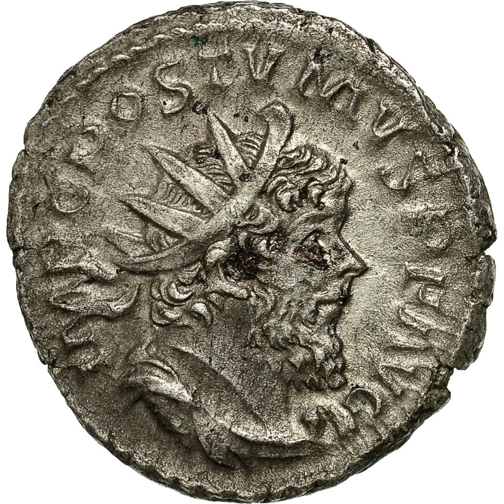 Moneda, Postumus, Antoninianus, 266, Trier or Cologne, MBC+, Vellón, RIC:328