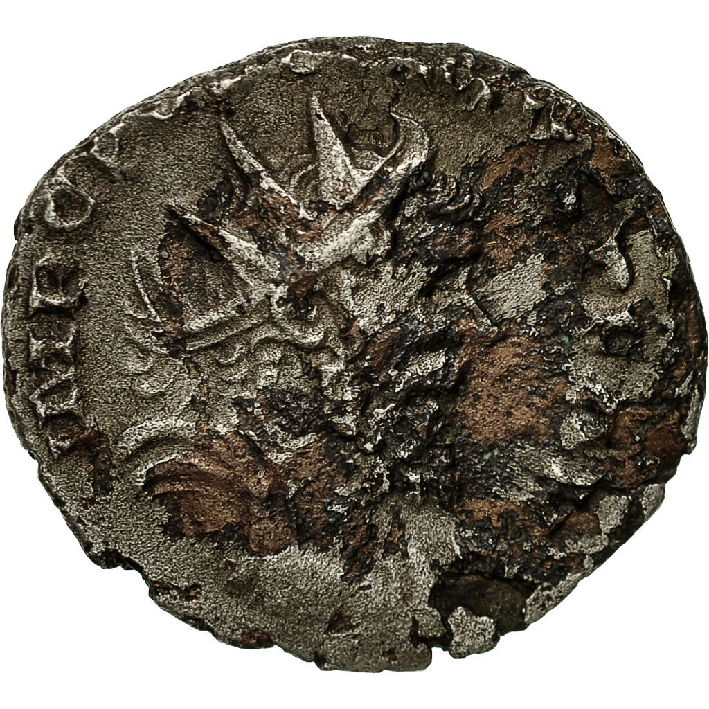 Moneda, Postumus, Antoninianus, 266, Trier or Cologne, BC+, Vellón, RIC:303