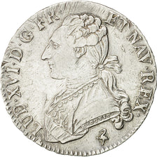 Coin, France, Louis XVI, 1/2 Ecu, 1790, Paris, EF(40-45), Silver, Gadoury:355