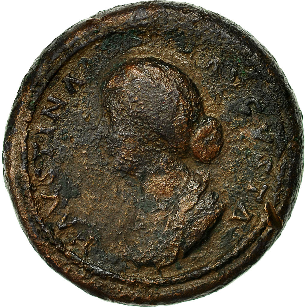Münze, Faustina II, Medaille, Very rare, SGE+, Kupfer, RIC:manque