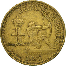 Monnaie, Monaco, Louis II, Franc, 1926, Poissy, TTB, Aluminum-Bronze