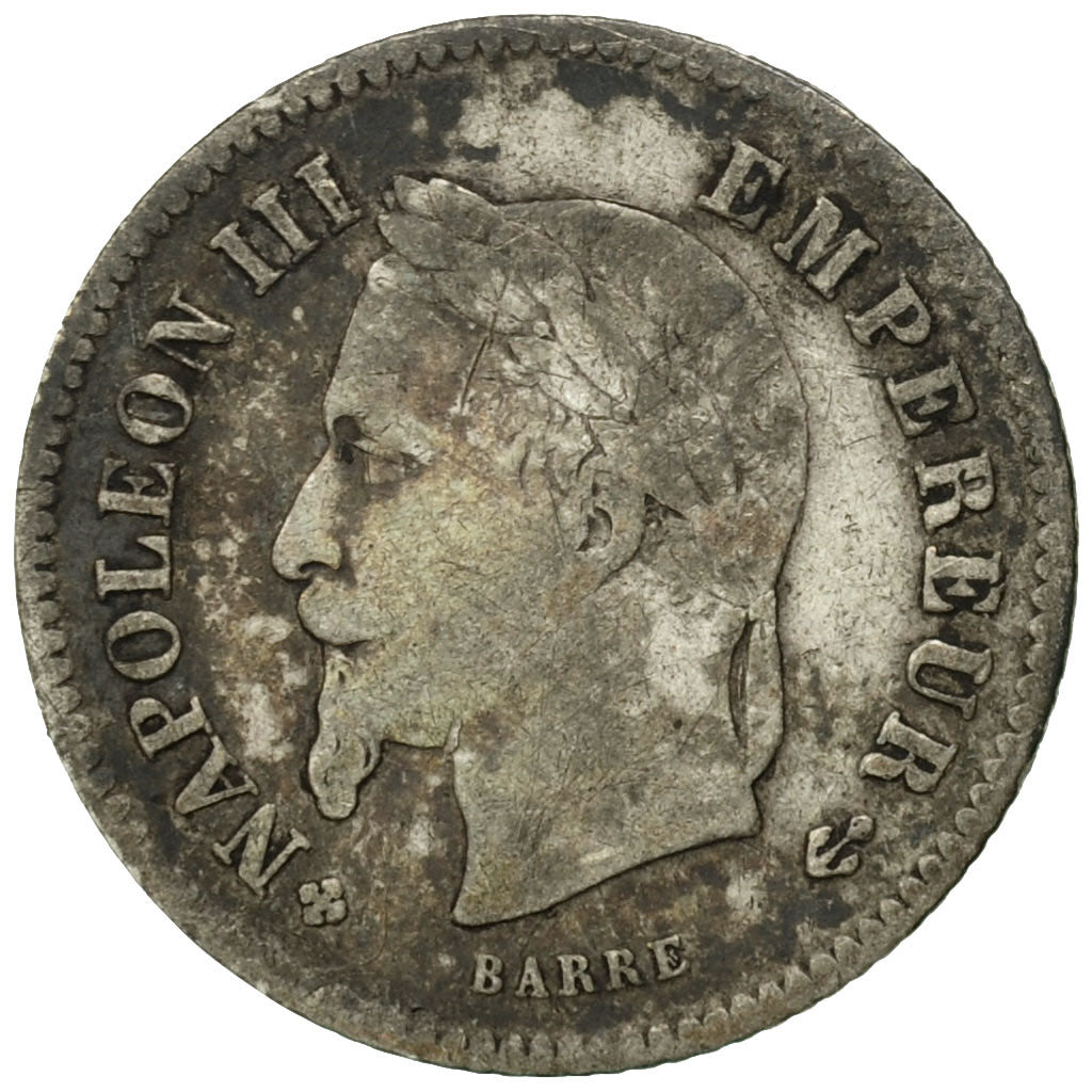 Coin, France, Napoleon III, Napoléon III, 20 Centimes, 1868, Strasbourg