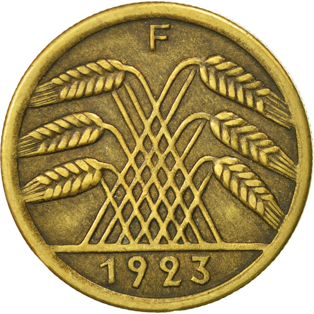 Moneta, GERMANIA, REPUBBLICA DI WEIMAR, 50 Rentenpfennig, 1923, Stuttgart, BB+