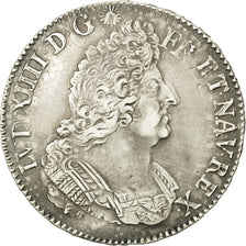 Coin, France, Louis XIV, Écu aux palmes, Ecu, 1694, Rouen, EF(40-45), Silver