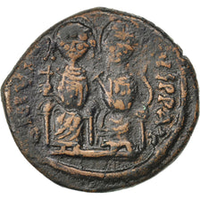 Justin II 565-578, Follis, Nicomedia, EF(40-45), Copper, 13.50