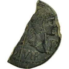Moneta, Augustus, Half Dupondius, 27-14 BC, Nîmes, MB+, Bronzo, RIC:155