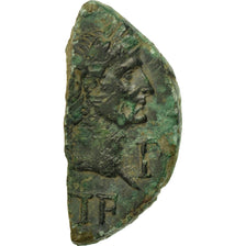 Munten, Augustus, Half Dupondius, 27-14 BC, Nîmes, ZF, Bronze, RIC:158