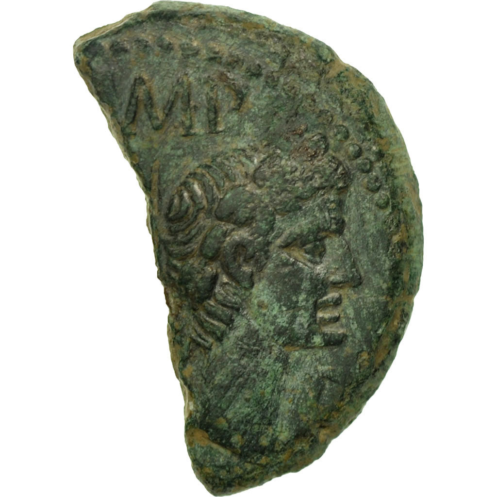 Monnaie, Auguste, Half Dupondius, 27-14 BC, Nîmes, TTB, Bronze, RIC:158